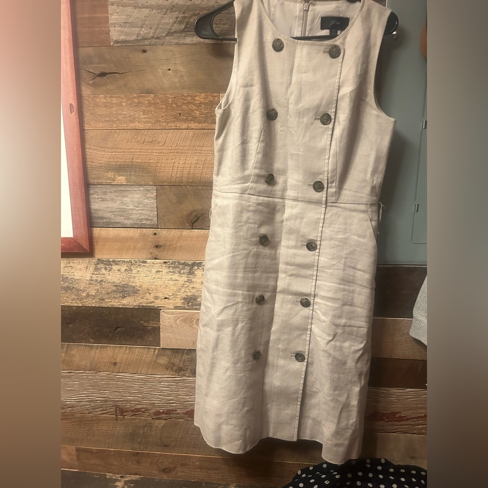 Jcrew linen dress